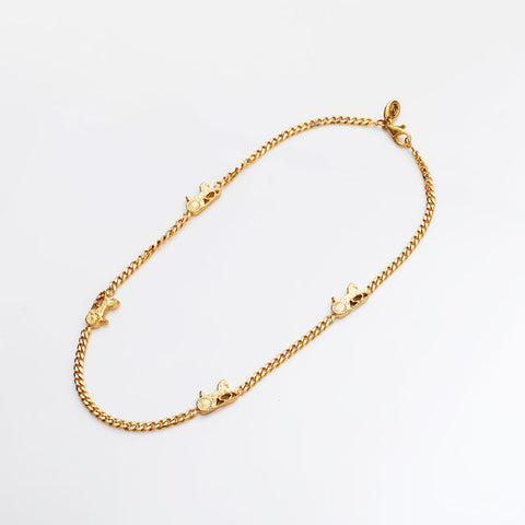 セリーヌ CELINE 馬車金具 チェーン ネックレス ゴールド WS22921