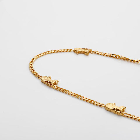 セリーヌ CELINE 馬車金具 チェーン ネックレス ゴールド WS22921