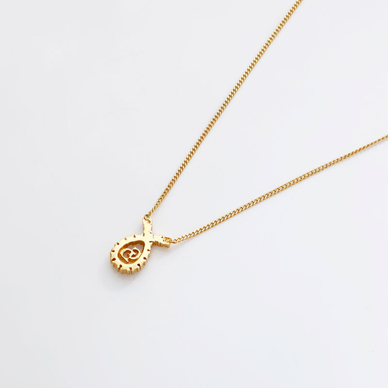 クリスチャンディオール Christian Dior CDロゴ ネックレス