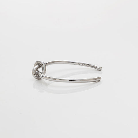 CELINE Knot Bangle bracelet Silver WS22928