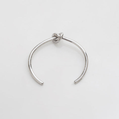 CELINE Knot Bangle bracelet Silver WS22928