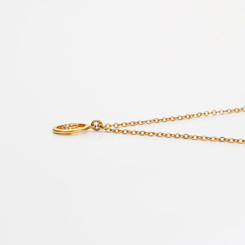 クリスチャンディオール Christian Dior CDロゴ ネックレス ゴールド WS22929