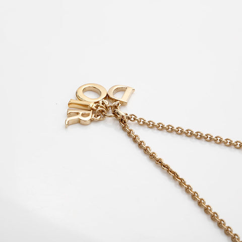 Christian Dior logo Necklace gold WS22930