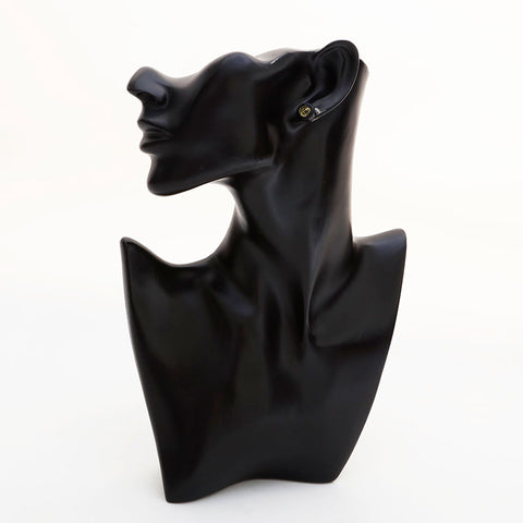 CHANEL 01P 2001 COCO Mark Button Pierce black WS22931