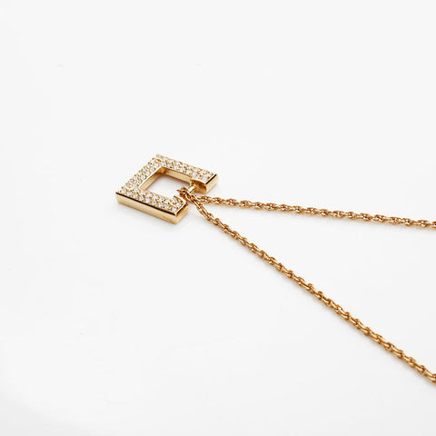 Christian Dior Rhinestone Necklace gold WS22932