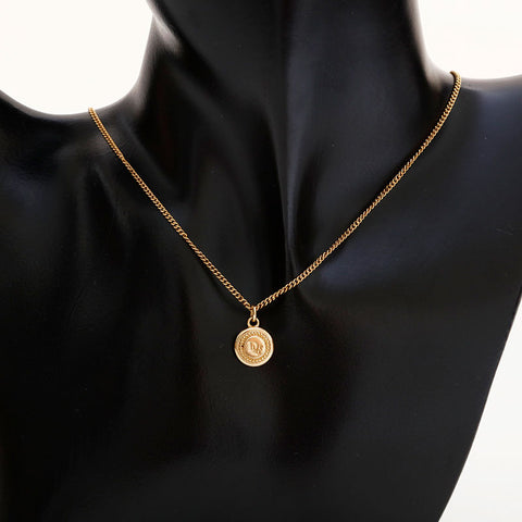 Christian Dior logo Necklace gold WS22933
