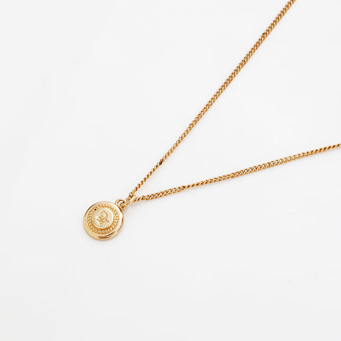 Christian Dior logo Necklace gold WS22933