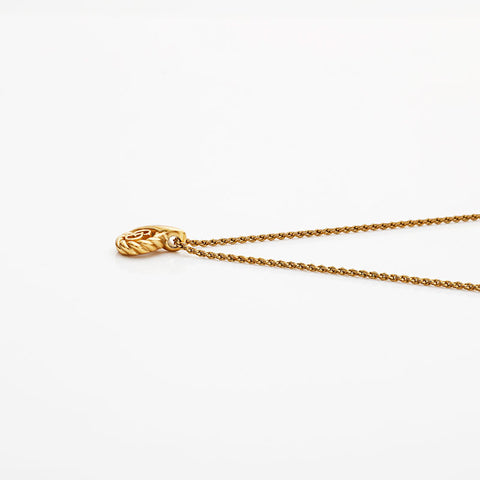 Christian Dior CD logo Necklace gold WS22934