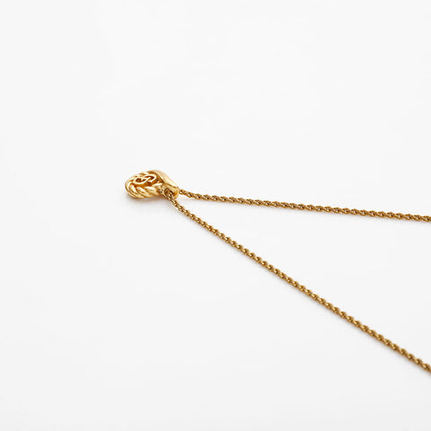 Christian Dior CD logo Necklace gold WS22934