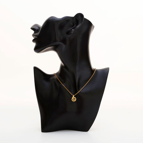 Christian Dior CD logo Necklace gold WS22934