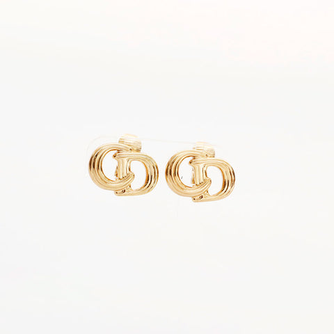 クリスチャンディオール Christian Dior CDロゴ イヤリング ゴールド WS22935