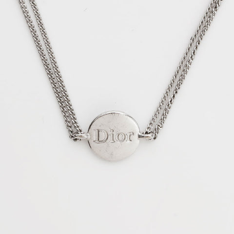 クリスチャンディオール Christian Dior ロゴ ブレスレット シルバー WS22940