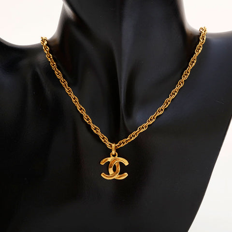 シャネル CHANEL ココマーク チェーン ネックレス ゴールド WS22941