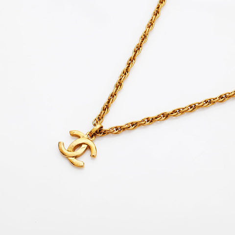 シャネル CHANEL ココマーク チェーン ネックレス ゴールド WS22941