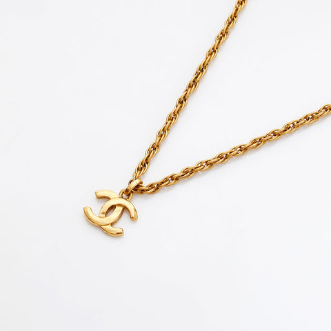 シャネル CHANEL ココマーク チェーン ネックレス ゴールド WS22941