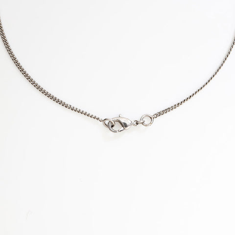 シャネル CHANEL 08V 2008年 ココマーク ラインストーン ネックレス シルバー WS22942