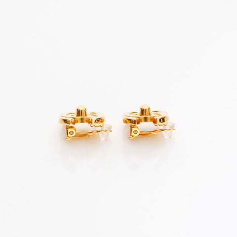 シャネル CHANEL 95A 1995年 ターンロック ココマーク イヤリング ゴールド WS22944