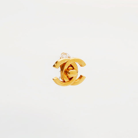 シャネル CHANEL 95A 1995年 ターンロック ココマーク イヤリング ゴールド WS22944