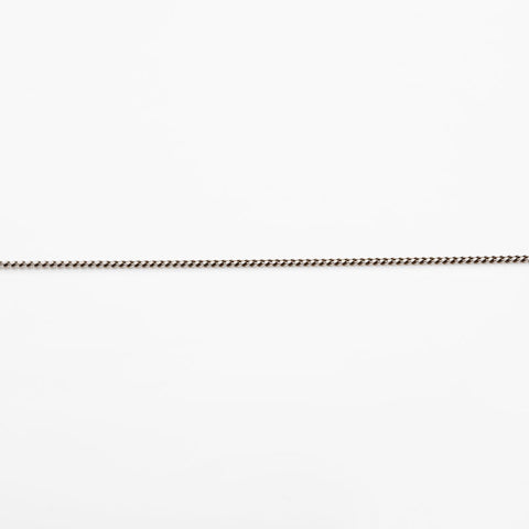 CHANEL C11V Rhinestone COCO Mark 2011 Necklace Silver WS22945