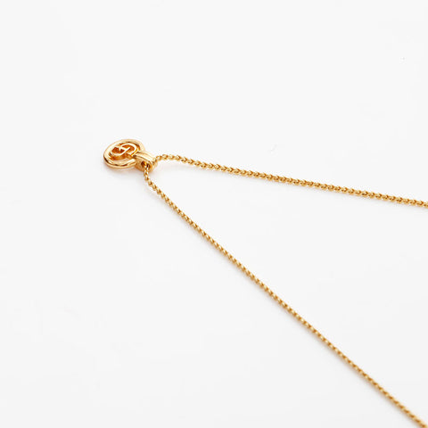 Christian Dior CD logo Necklace gold WS22947