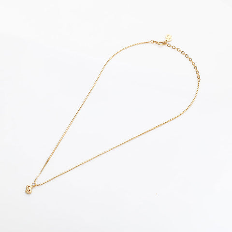 Christian Dior CD logo Necklace gold WS22949