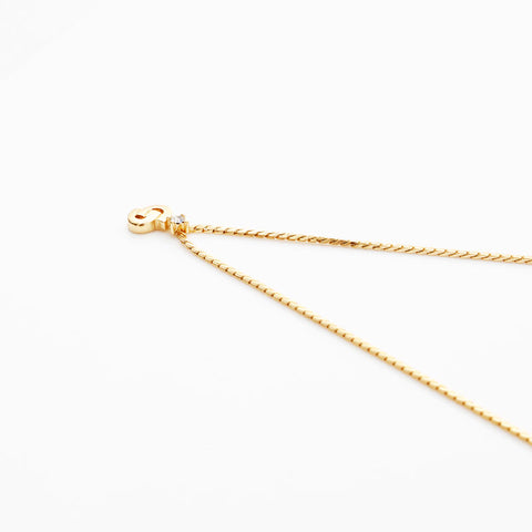 Christian Dior CD logo Necklace gold WS22949