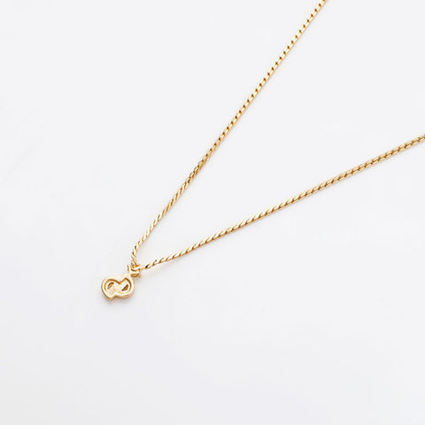 Christian Dior CD logo Necklace gold WS22949