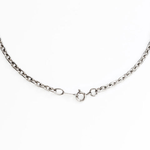 CARTIER Cube Logo 925 Necklace Silver WS22952