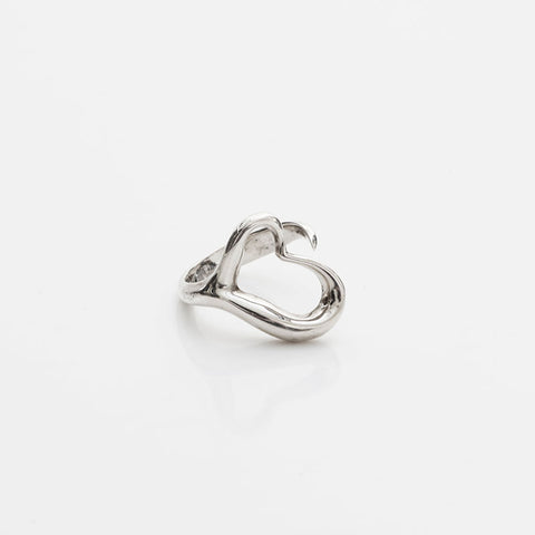 TIFFANY&Co. No. 14 Open Heart Ring Silver WS22953