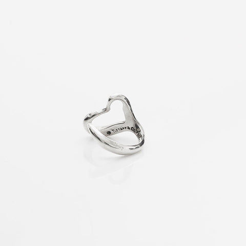 TIFFANY&Co. No. 14 Open Heart Ring Silver WS22953