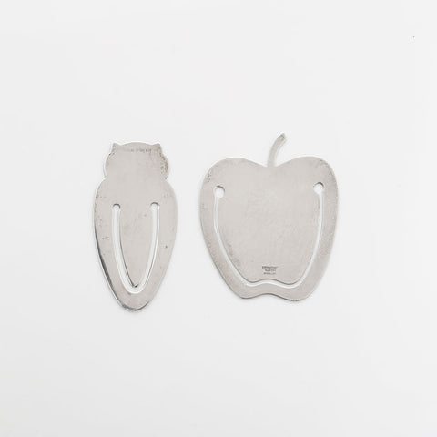 TIFFANY&Co. Owl and Apple 2-Piece Bookmark Set Other accessories Silver WS22954
