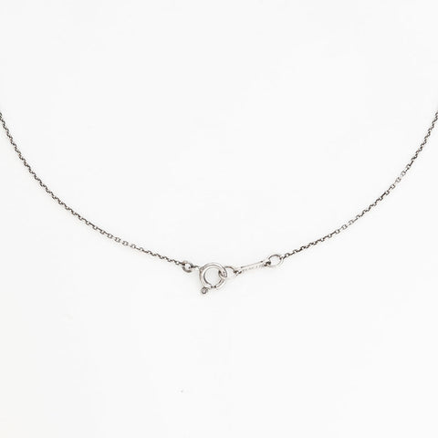 TIFFANY&Co. teardrop Necklace Silver WS22956