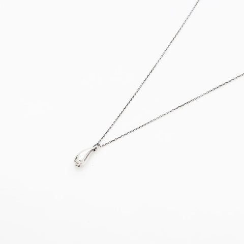 TIFFANY&Co. teardrop Necklace Silver WS22956