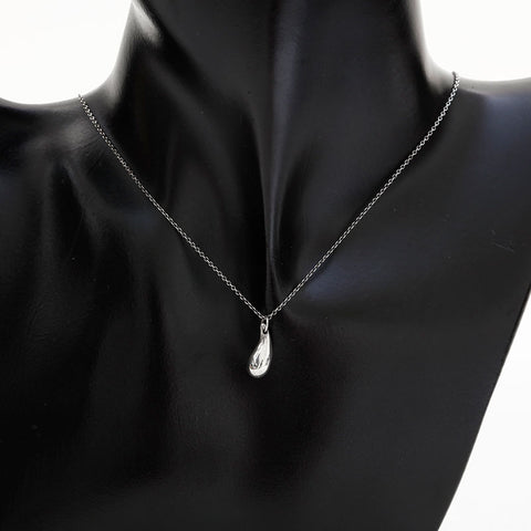 TIFFANY&Co. teardrop Necklace Silver WS22956