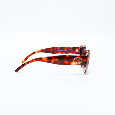 GUCCI Ineinandergreifende Sonnenbrille Braun WS22959