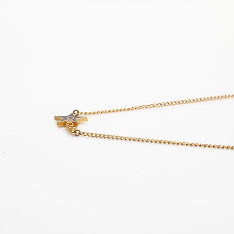 CHANEL 97P 1997 Star Necklace gold WS22964