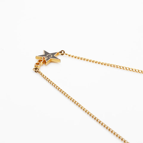 CHANEL 97P 1997 Star Necklace gold WS22964