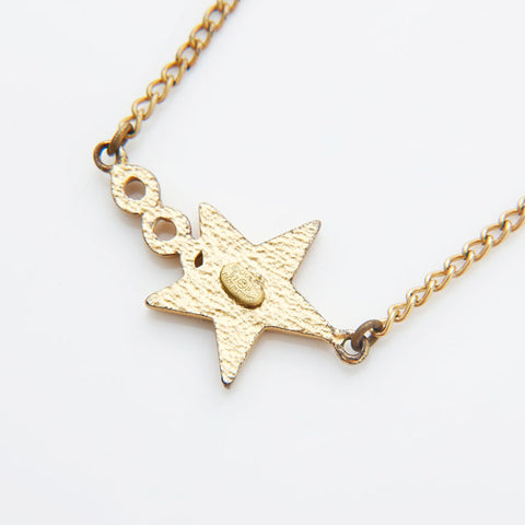 CHANEL 97P 1997 Star Necklace gold WS22964