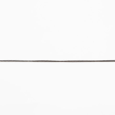 CHANEL 2009 09P COCO Mark Necklace black WS22965