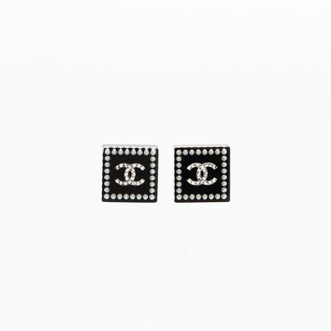 CHANEL Square Cube COCO Mark 15C 2015 Pierce black WS22967