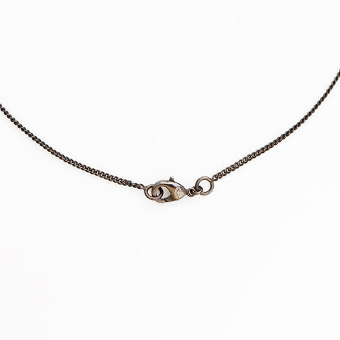 CHANEL B10C 2010 2way COCO Mark Pearl Necklace black WS22969