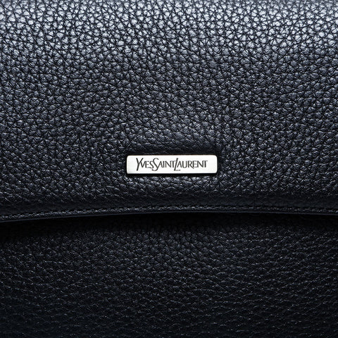YVES SAINT LAURENT leather Shoulder Bag black WS22971