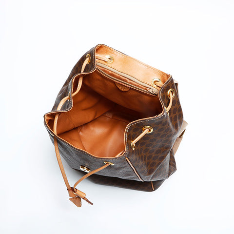 CELINE Macadam Backpack  Daypack Brown WS22979