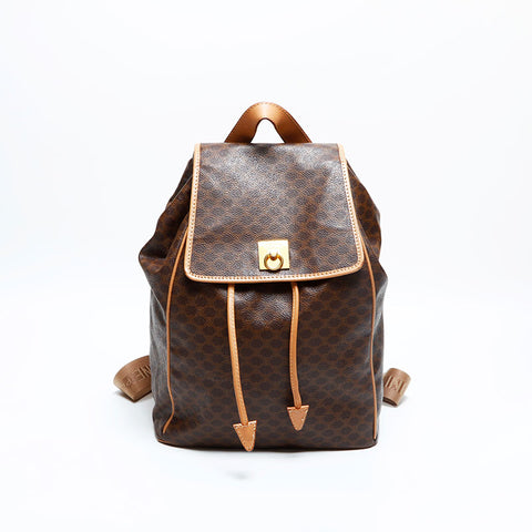 CELINE Macadam Backpack  Daypack Brown WS22979