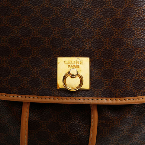 CELINE Macadam Backpack  Daypack Brown WS22979