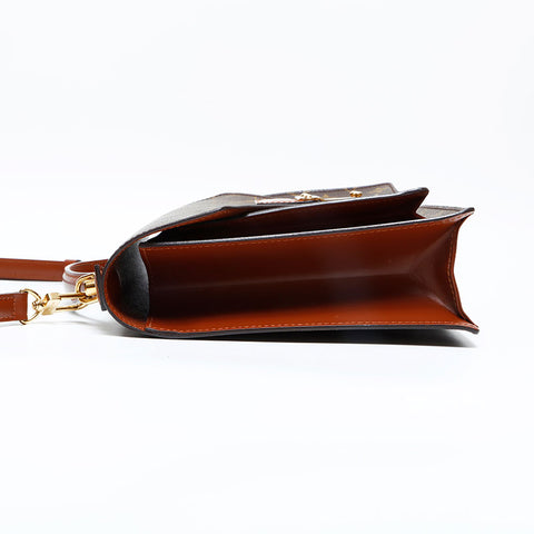 LOUIS VUITTON 2003 Monogram Monceau Shoulder Bag Brown WS22983