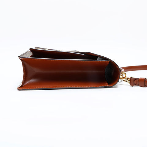 LOUIS VUITTON 2003 Monogram Monceau Shoulder Bag Brown WS22983