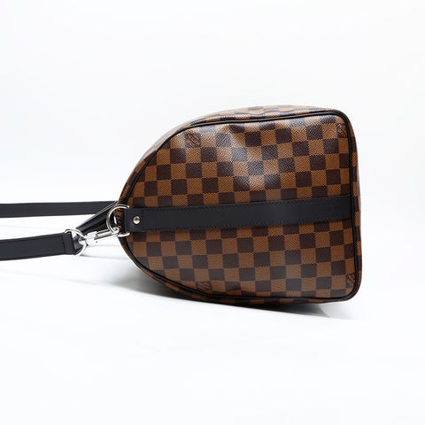 LOUIS VUITTON 2016 Keepall Bandouliere 45 Chapman Brothers Shoulder Bag Brown WS22985