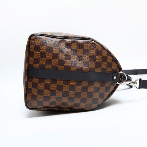 LOUIS VUITTON 2016 Keepall Bandouliere 45 Chapman Brothers Shoulder Bag Brown WS22985