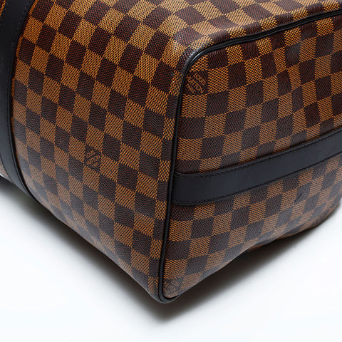 LOUIS VUITTON 2016 Keepall Bandouliere 45 Chapman Brothers Shoulder Bag Brown WS22985